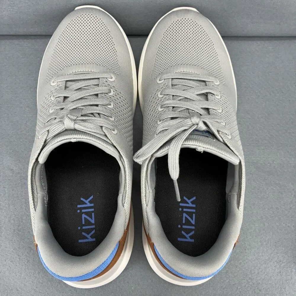 Kizik Lima Harbor Mist Women’s Size 11.5 Athletic Sneaker Mens Size 10 Blue Gray